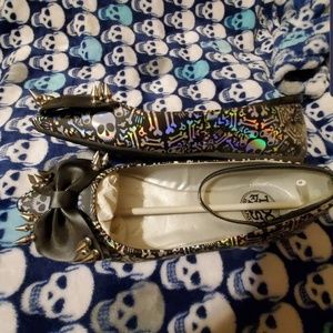 Too Fast spiked flats